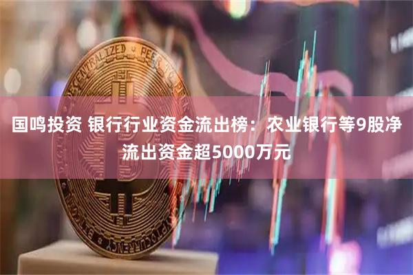 国鸣投资 银行行业资金流出榜：农业银行等9股净流出资金超5000万元